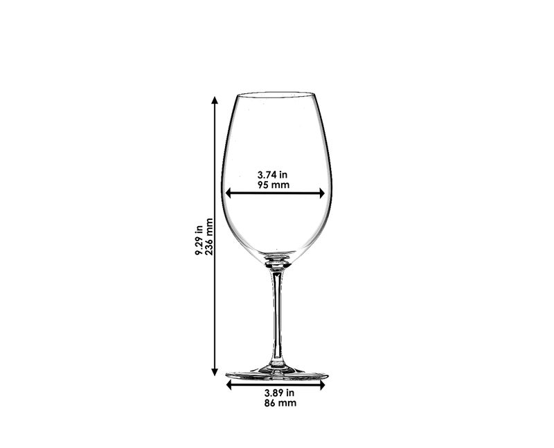 Riedel Vinum Syrah Glass, Set of 2, Clear - Image 3
